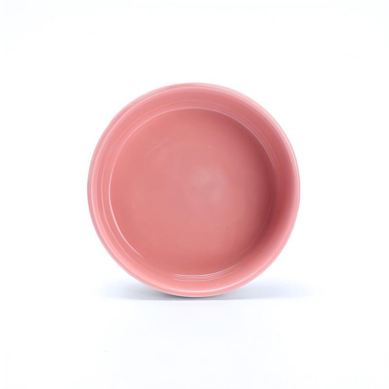 Pink Ceramic Feeding Bowl view 5