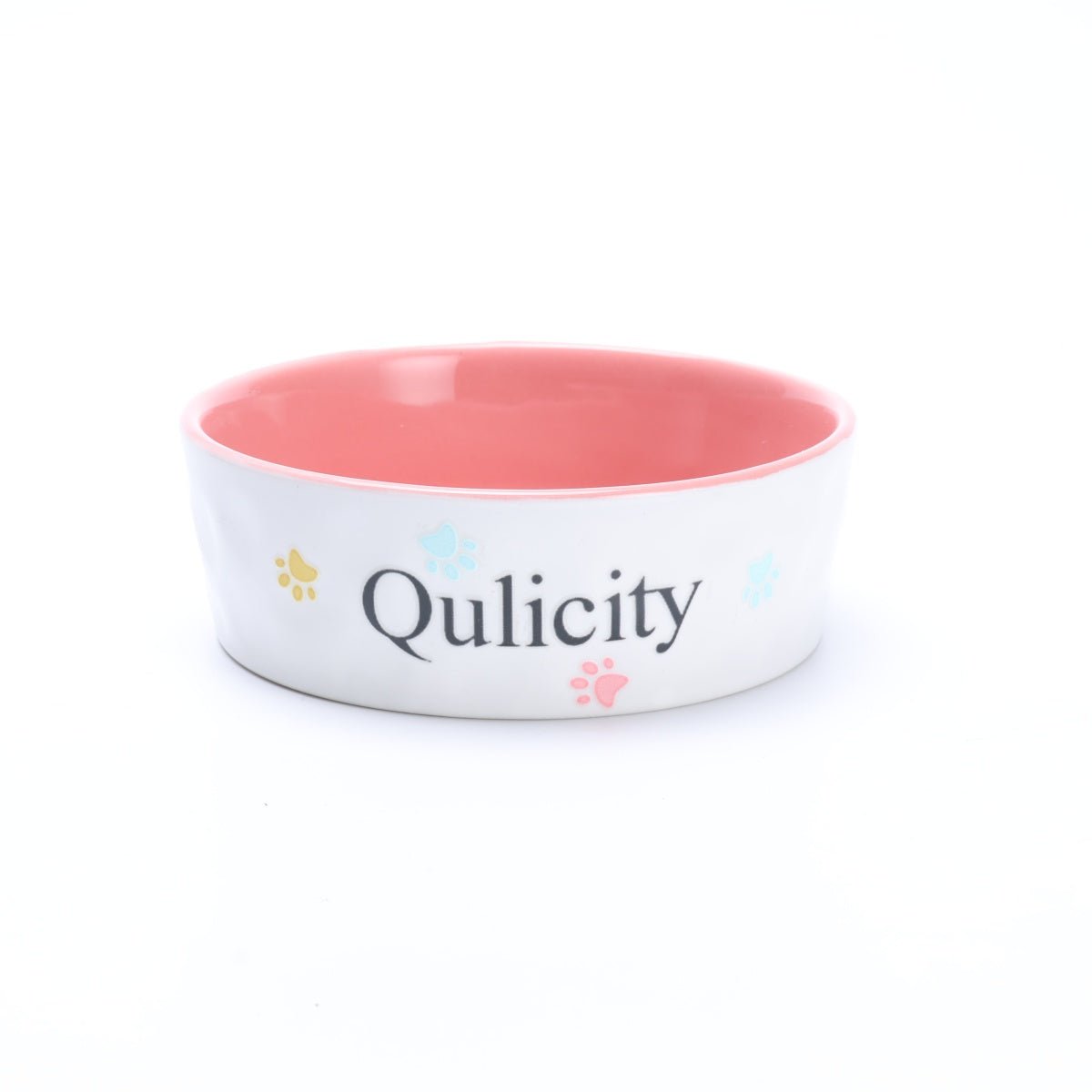 QULICITY Pink Ceramic Bowl